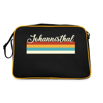 Johannisthal - Treptow - Köpenick - Berlin - Retro - Retro Tasche - Schwarz/Gold - Hinten