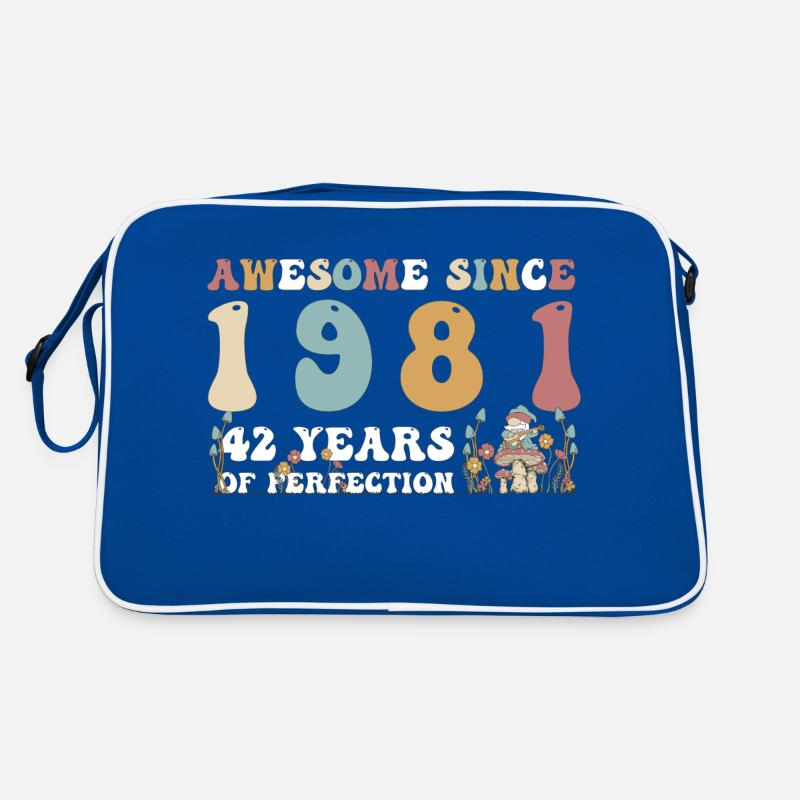 Großartig seit 1981 42 Jahr der Perfektion - 42. Retro Tasche