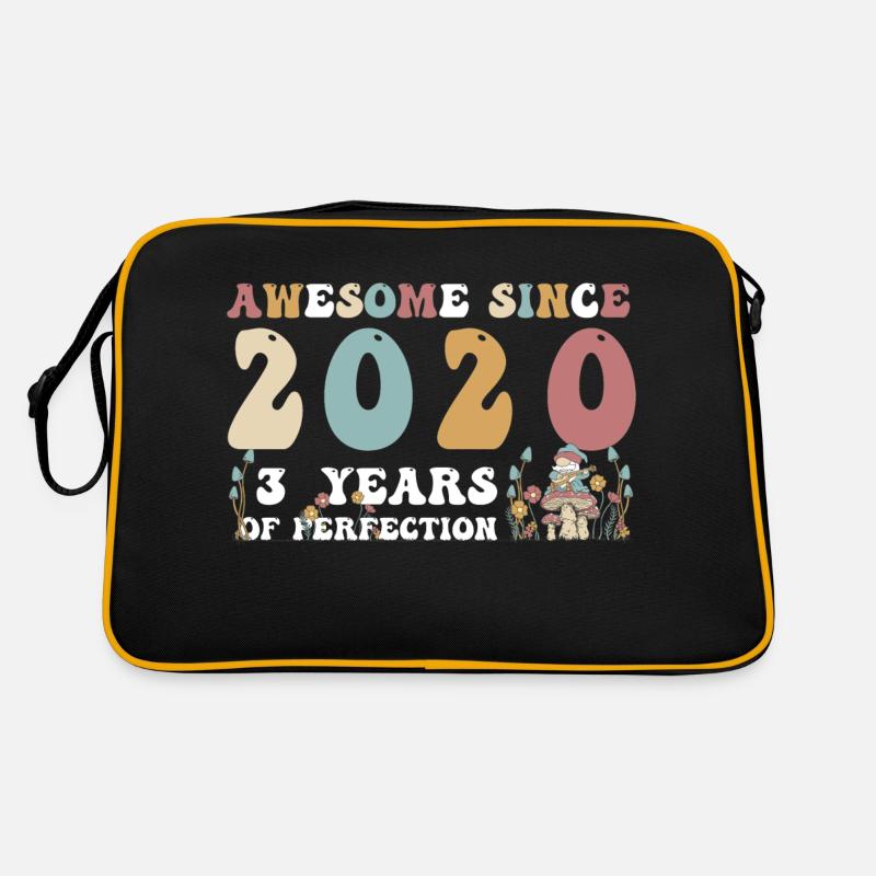 Super seit 2020 3 Jahr der Perfektion - 3. Platz Retro Tasche