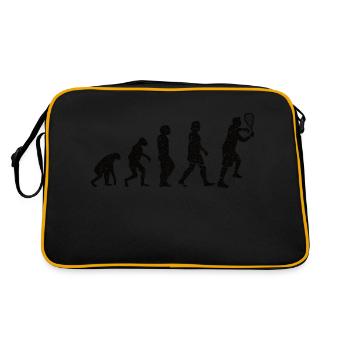 Squash Racquetball Joueur de racquetball Jeu de squash - Sac Retro - noir/or - Dos