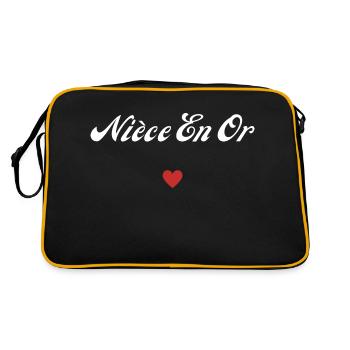 nièce en or - Sac Retro - noir/or - Dos