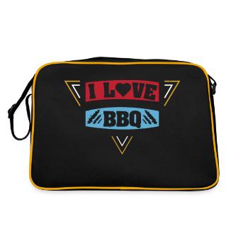 J’ADORE LE BARBECUE BARBECUE - Sac Retro - noir/or - Dos