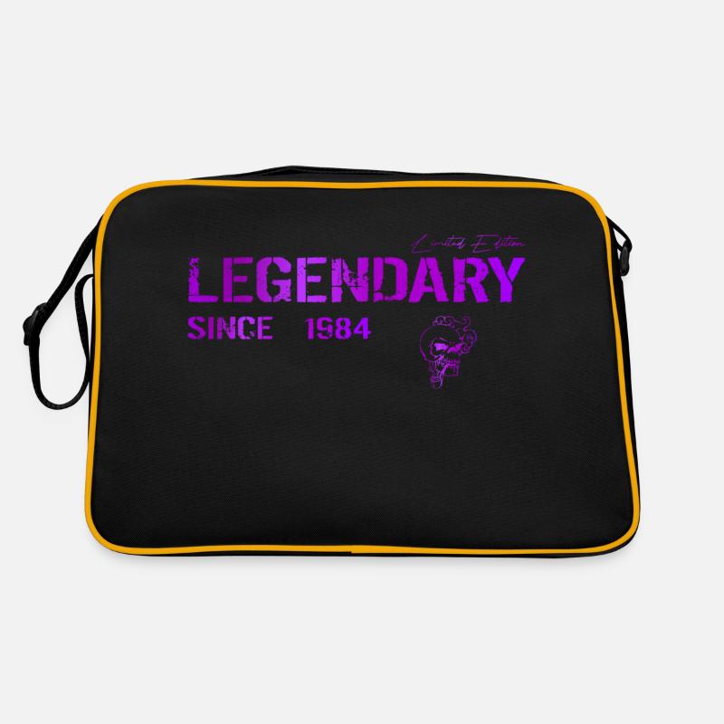 Legendary since 1984 Gift - Retro Bag - black/gold