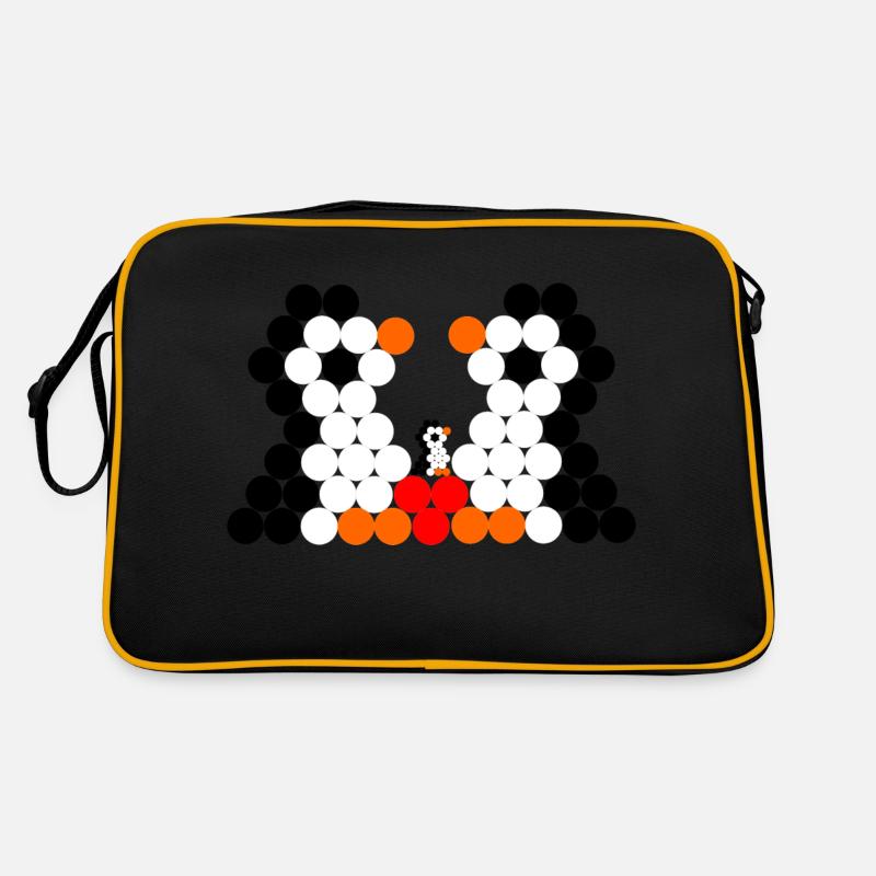 Pinguinfamilie Retro Tasche