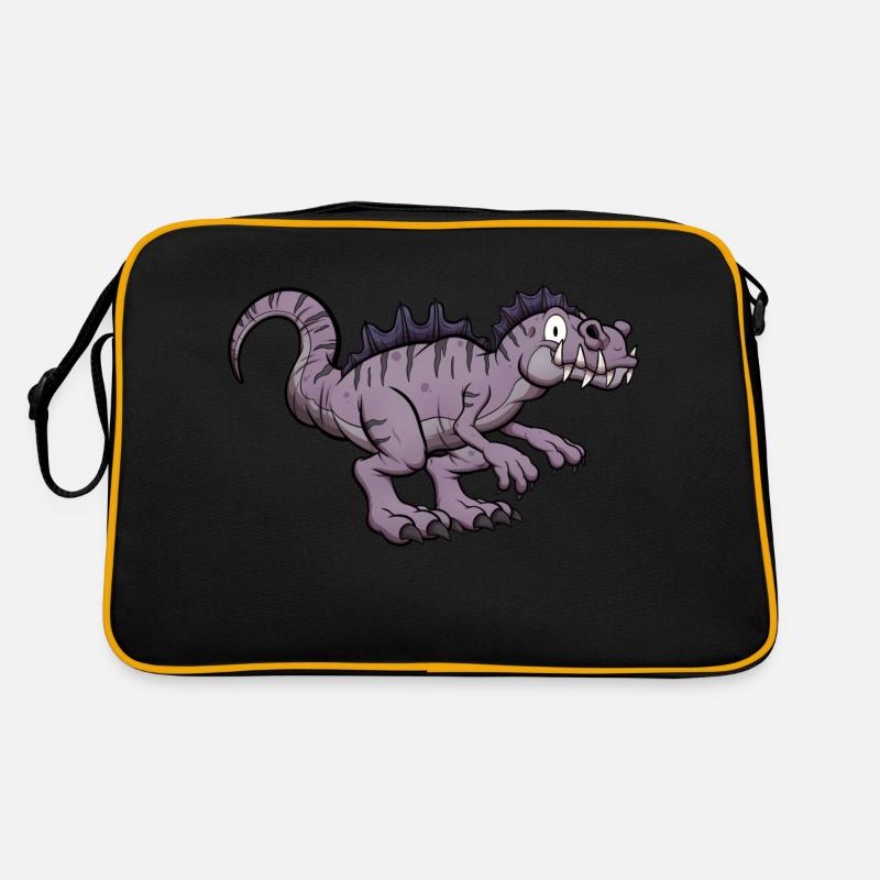 Acrocanthosaure joyeux et souriant Sac Retro
