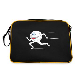 Faire boule de neige - Sac Retro - noir/or - Dos