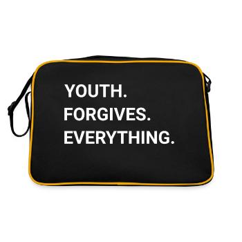 Youth Forgives Everything - Retro Bag - black/gold - Back