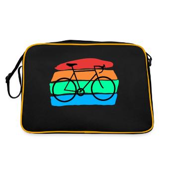 Bicycle - Retro Bag - black/gold - Back