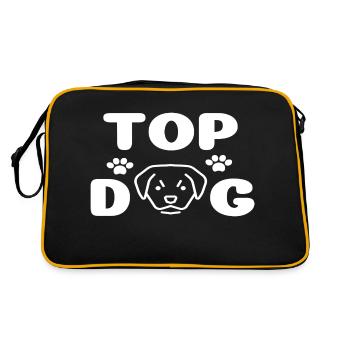 Top Dog - Retro Bag - black/gold - Back