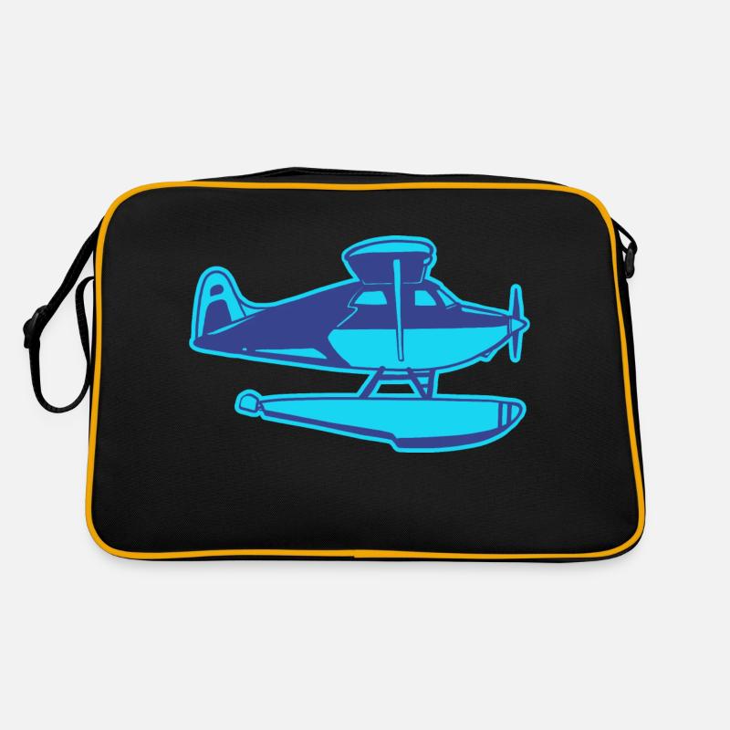 Das Wasserflugzeug Retro Tasche