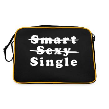 Smart, Sexy, Single - Retro Bag - black/gold - Back