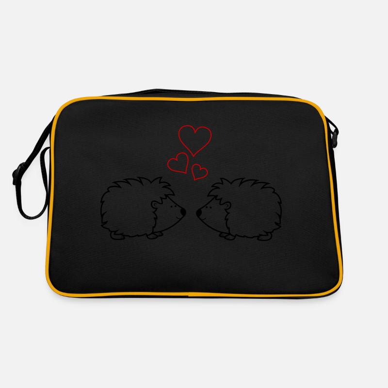 Hérisson amoureux Sac Retro