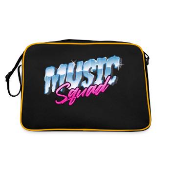 Groupe de musique Professeur de musique Musicien - Sac Retro - noir/or - Dos