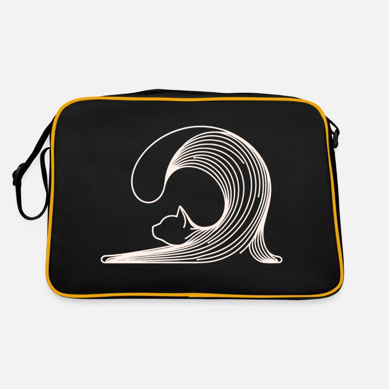Chat au trait Sac Retro