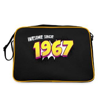 Rétro 56e anniversaire dans le Style Pop Art Comic Book - Sac Retro - noir/or - Dos