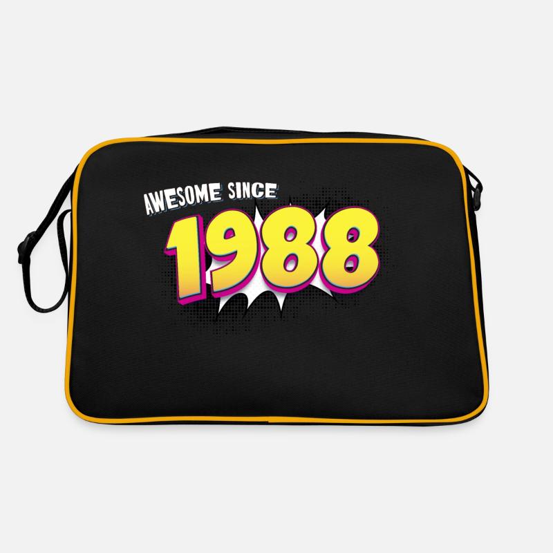 Retro 35th birthday in Pop Art Comic Book Style Retro Bag