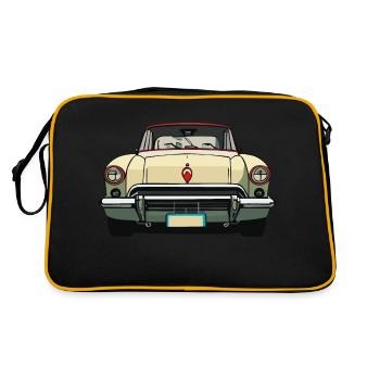 Voiture jouet vintage - Sac Retro - noir/or - Dos