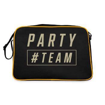 Party Team - Retro Bag - black/gold - Back