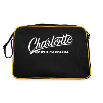 Charlotte North Carolina - Sac Retro - noir/or - Dos