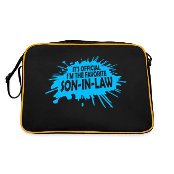 C’est officiel, je suis le gendre préféré qui dit - Sac Retro - noir/or - Dos