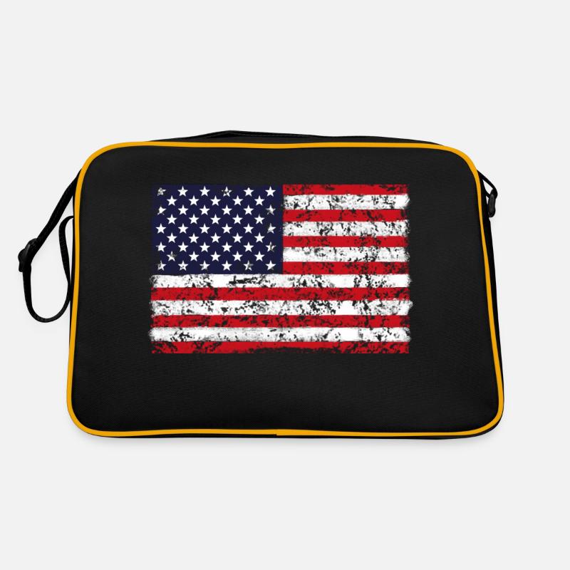 DRAPEAU DE L’AMÉRIQUE rétro Sac Retro