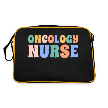 Oncology Nurse - Nurse - Retro Bag - black/gold - Back