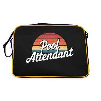 Summer, sun, fun - Retro Bag - black/gold - Back