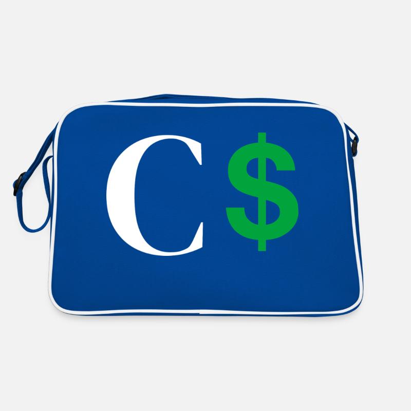 Letter c dollar Retro Bag