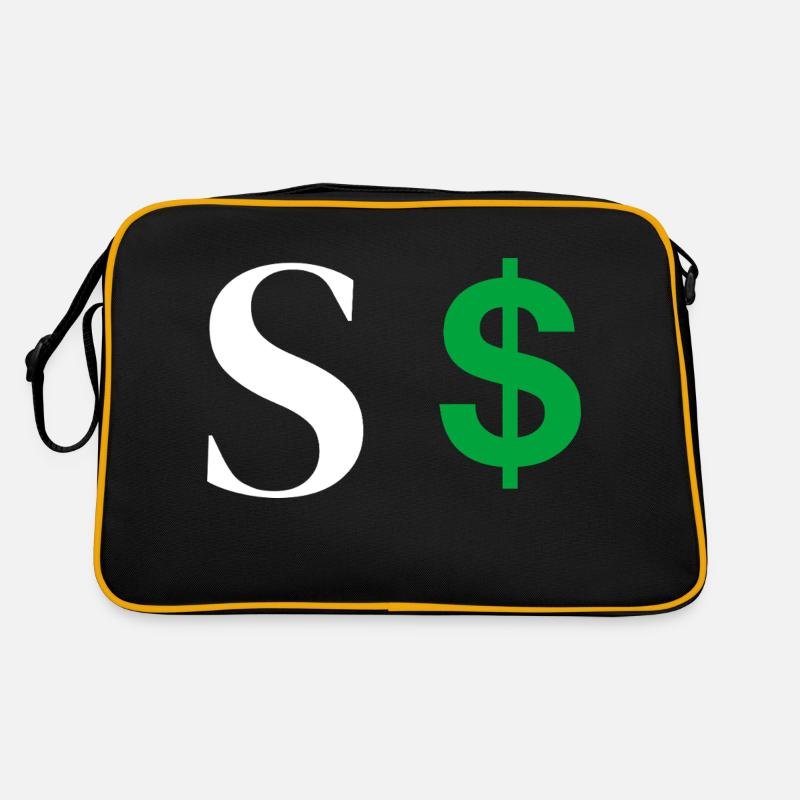 Lettre s dollar Sac Retro