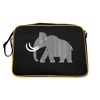 Mammut - Retro Tasche - Schwarz/Gold - Hinten