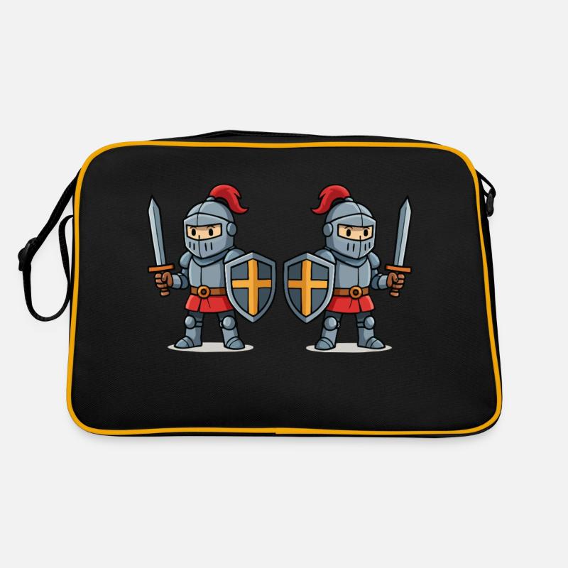 ritter comic 2 Retro Tasche