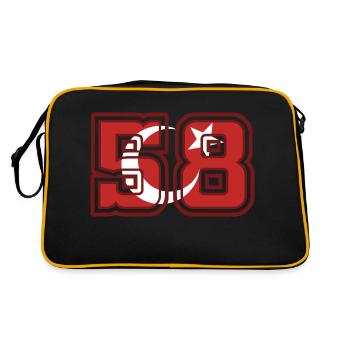 Sivas - Sac Retro - noir/or - Dos