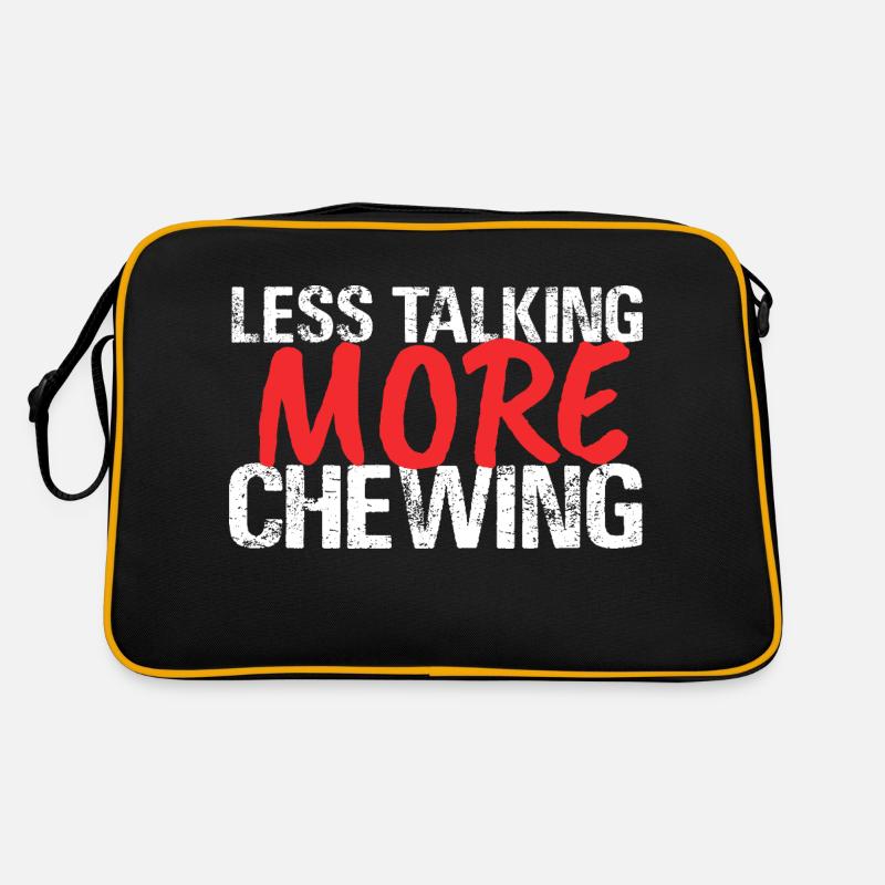 Moins de paroles Plus de mastication de bœuf séché déshydraté Sac Retro