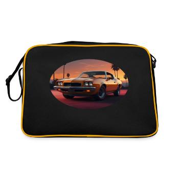 Muscle Car - Sac Retro - noir/or - Dos