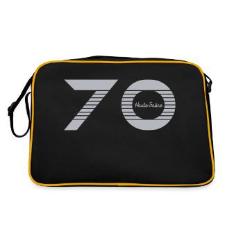 Franche Comté Haute Saône 70 - Sac Retro - noir/or - Dos