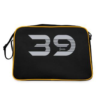 Franche Comté Jura 39 - Sac Retro - noir/or - Dos