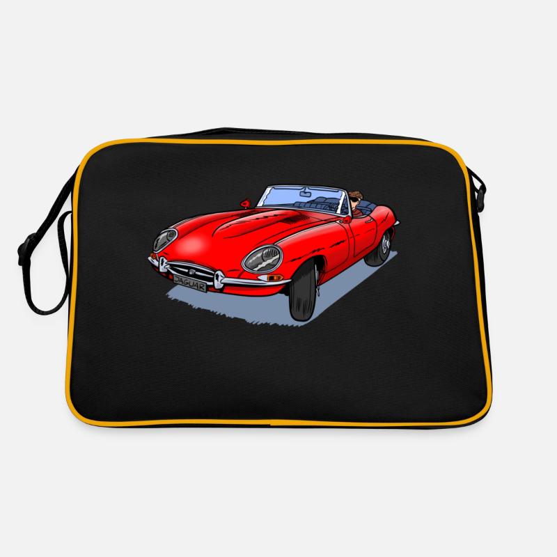 Jaguar - Retro Tasche - Schwarz/Gold