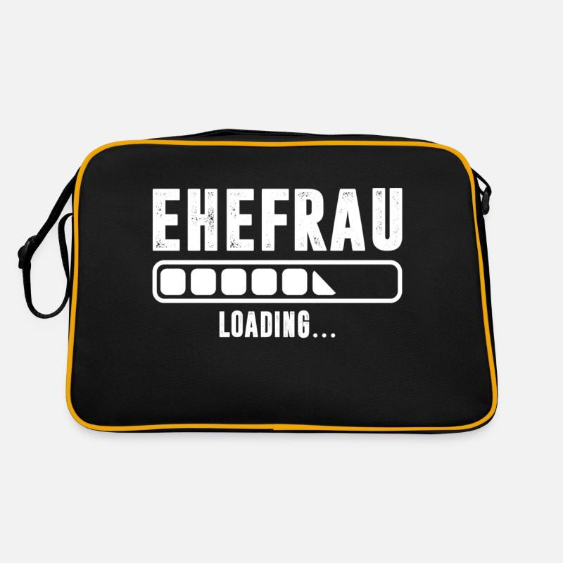 EHEFRAU - Retro Tasche - Schwarz/Gold