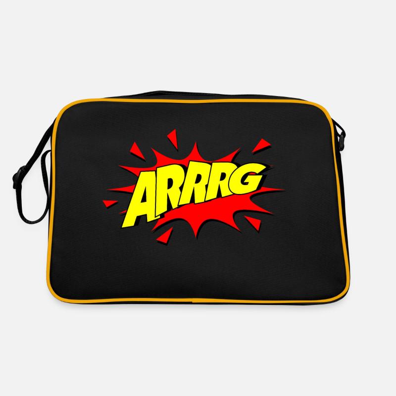 Arrg / wut / comic Retro Tasche