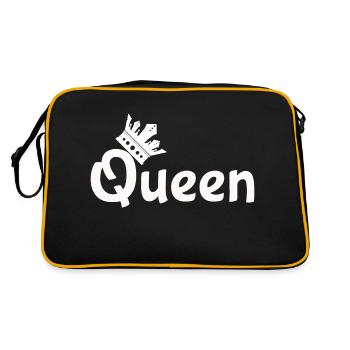 Amour couple king queen - Sac Retro - noir/or - Dos