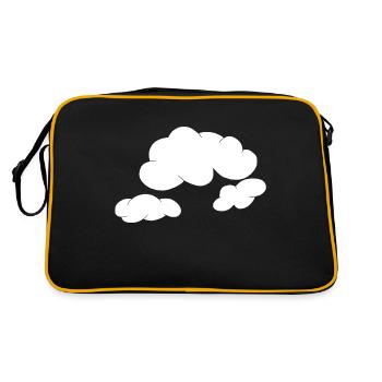 Clouds - Retro Bag - black/gold - Back