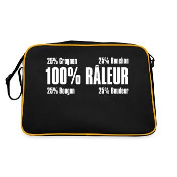 Raleu - Sac Retro - noir/or - Dos