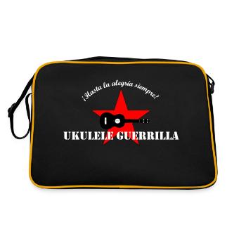 Ukulele Guerilla - Retro Bag - black/gold - Back