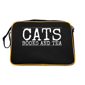 collection cool funny animals - Retro Bag - black/gold - Back