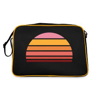 Soleil rétro - Sac Retro - noir/or - Dos