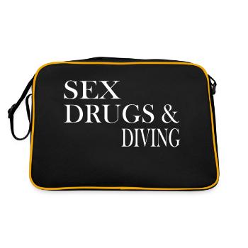 Diving Dive plonger - Sac Retro - noir/or - Dos