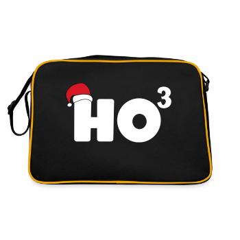 HO HO HO Noël Ho haut 3 - Sac Retro - noir/or - Dos