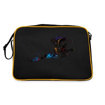 Faisan - Sac Retro - noir/or - Dos