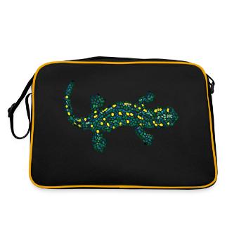 Reptile - Retro Bag - black/gold - Back