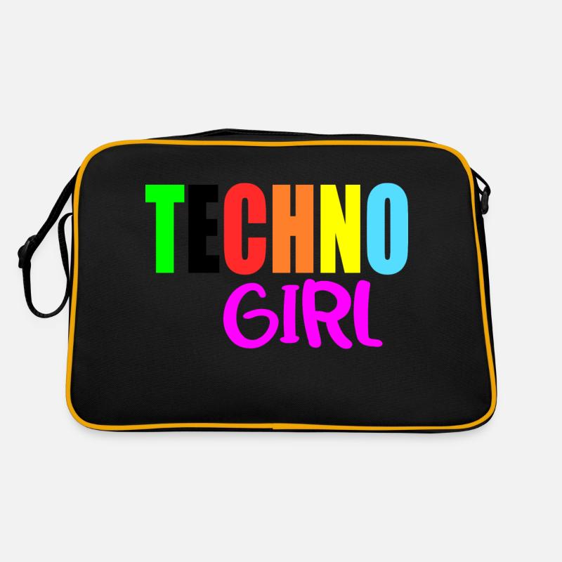 fille techno Sac Retro